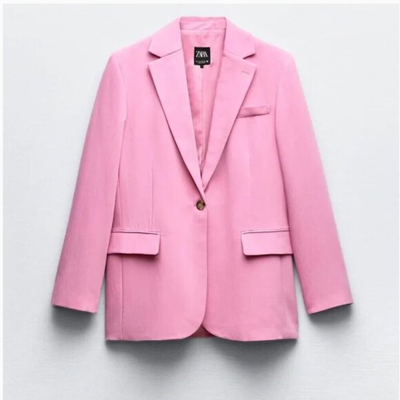 Zara straight cut blazer Sizes M, L NEW WITH TAG! - Picture 4 of 6